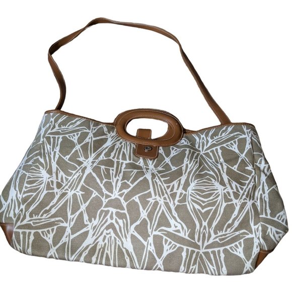 LIZ CLAIBORNE BORA BORA CANVAS TOTE - Picture 8 of 9